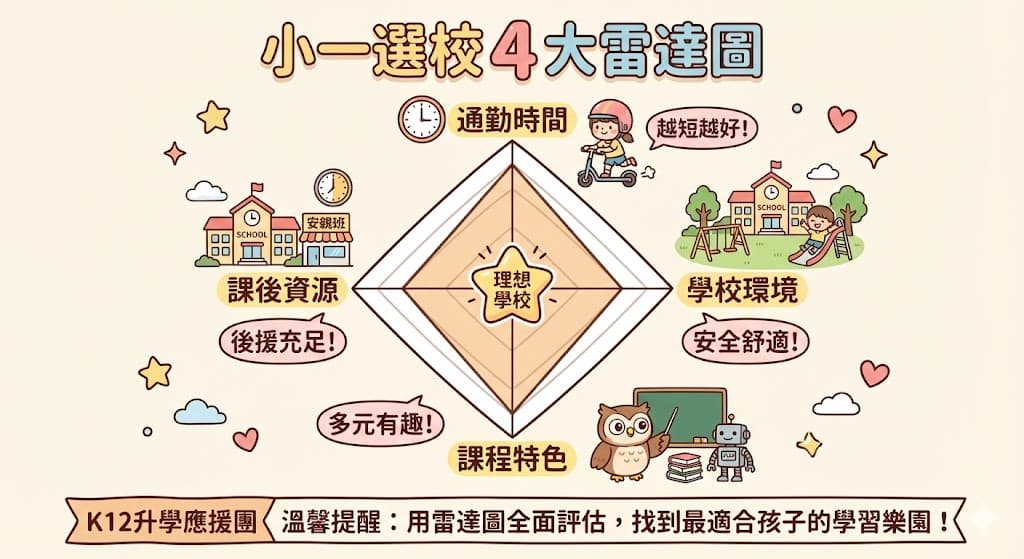 國小怎麼選?跨區就讀好嗎?家長挑選小學必看的 4 大評估重點