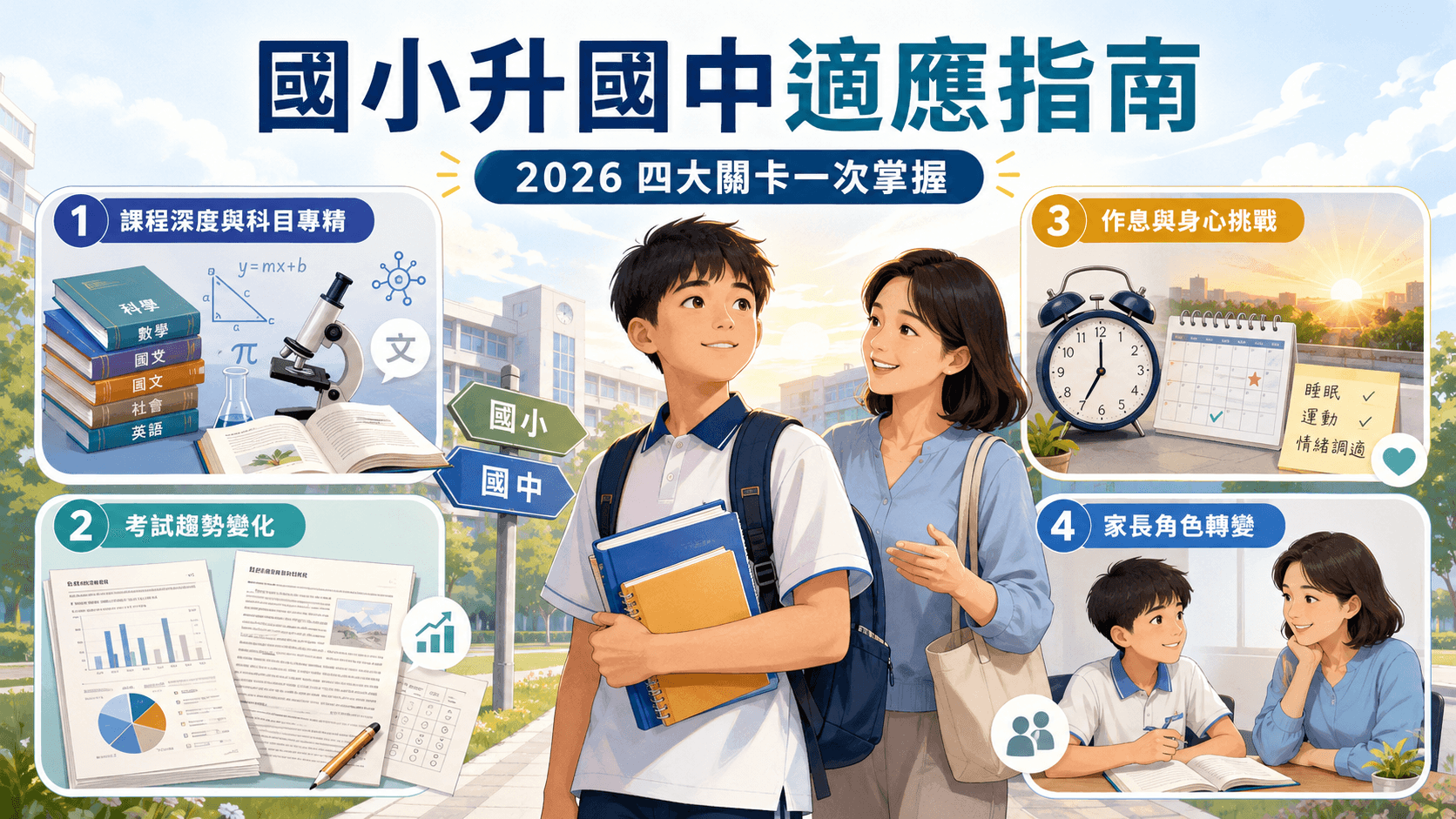 2026小六升國中必看!4大核心轉變與家長常見Q&A總整理