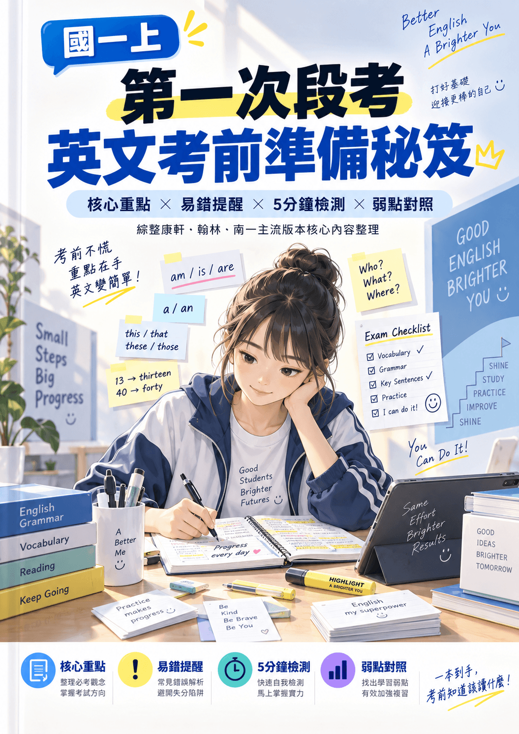 《國一上 第一次段考英文考前準備祕笈》資源分享