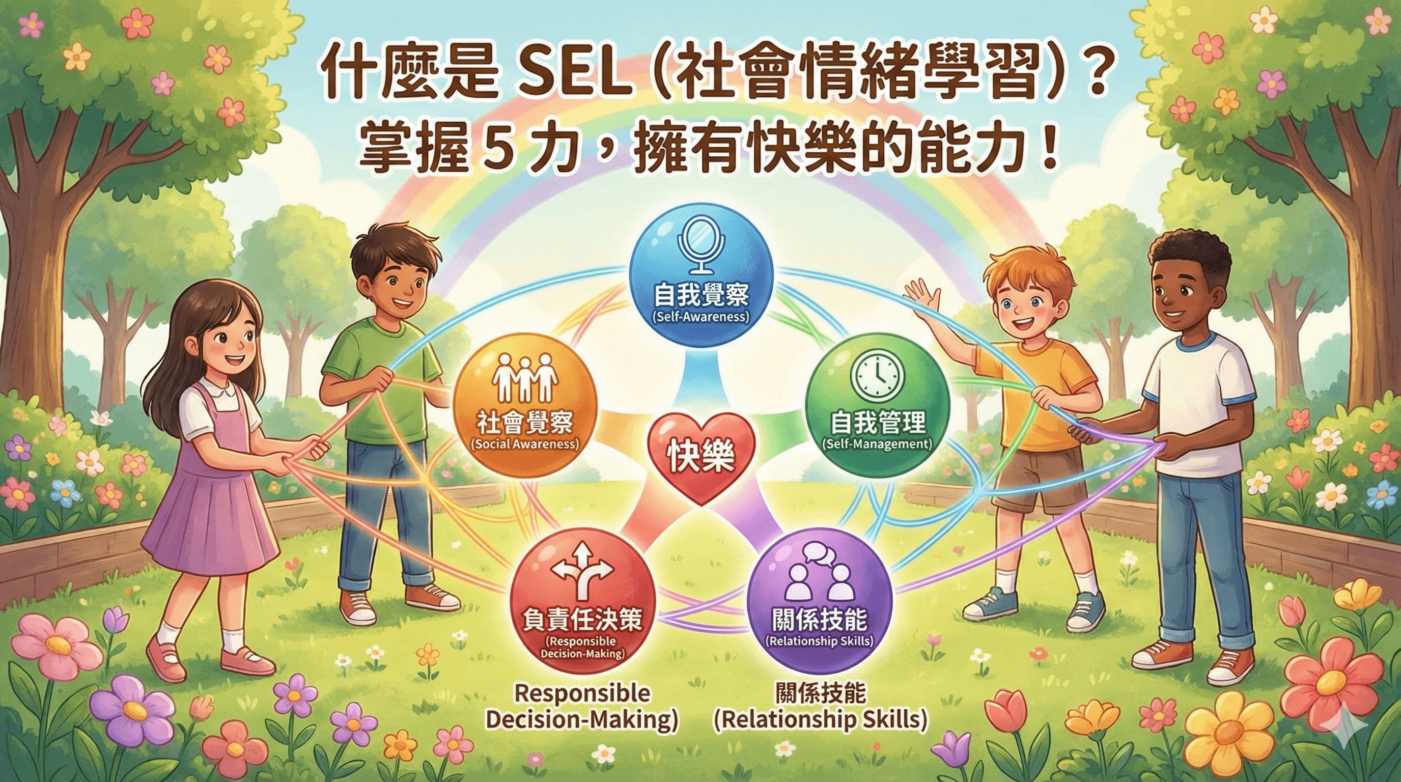 掌握5力,擁有快樂的能力!